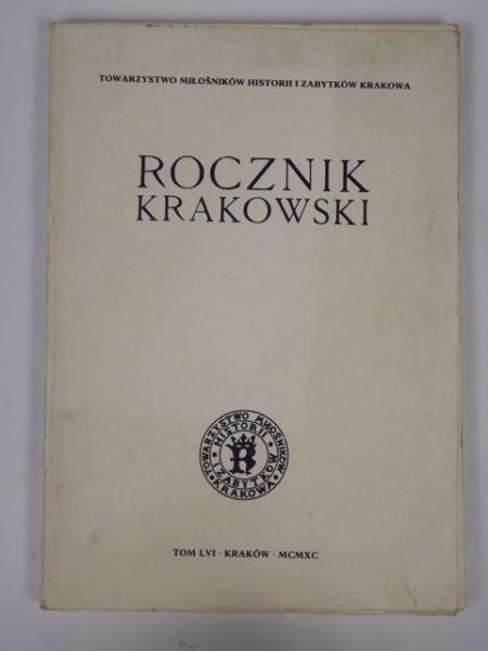Rocznik krakowski tom 56, 1990 r.
