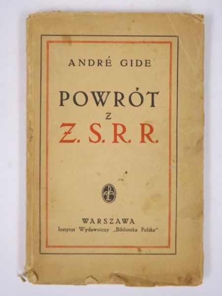 André - Powrót z Z.S.R.R., 1937 r.