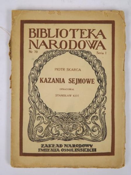 Kazania sejmowe, 1939 r.