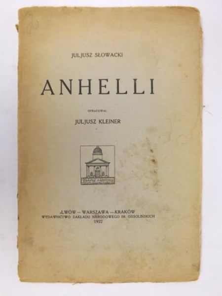 Anhelli, 1922 r.