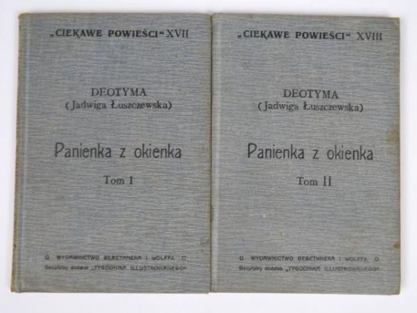 Panienka z okienka, Tom I-II, 1911 r.