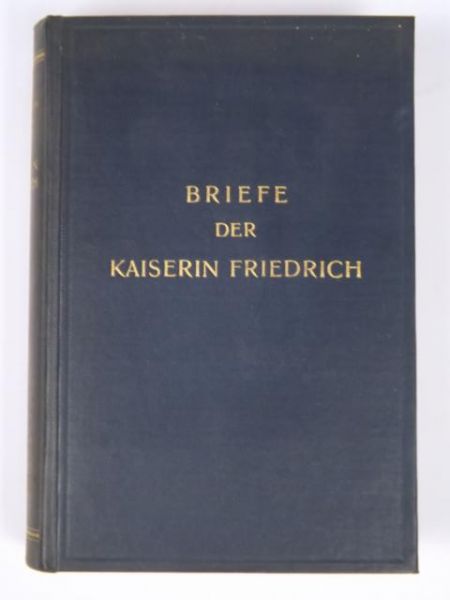 Briefe der Kaiserin Friedrich, 1929 r.