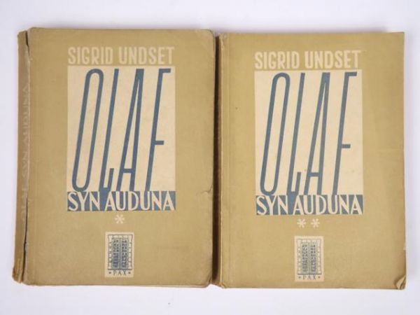 Undset Sigrid - Olaf syn Auduna, Tom I-II