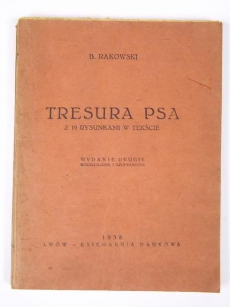 Tresura psa z 19 rysunkami w tekście, 1938 r.