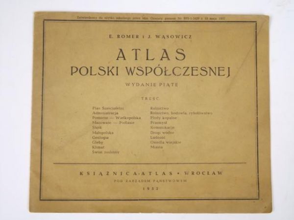 Romer, Wąsowicz - Atlas Polski Współczesnej