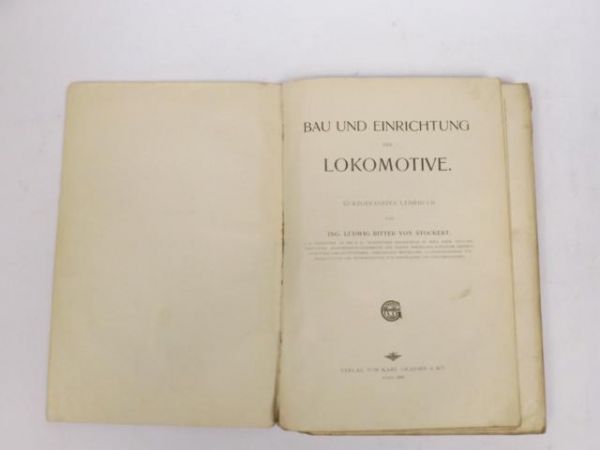 Bau und einrichtung der lokomotive , 1907 r.
