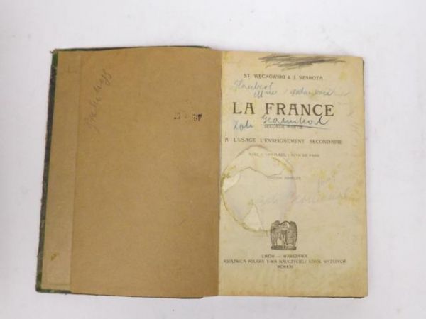 Węckowski S.,  . - La France, seconde partie, 1921 r.