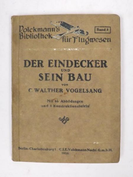 Der Eindecker und sein Bau, 1916 r.