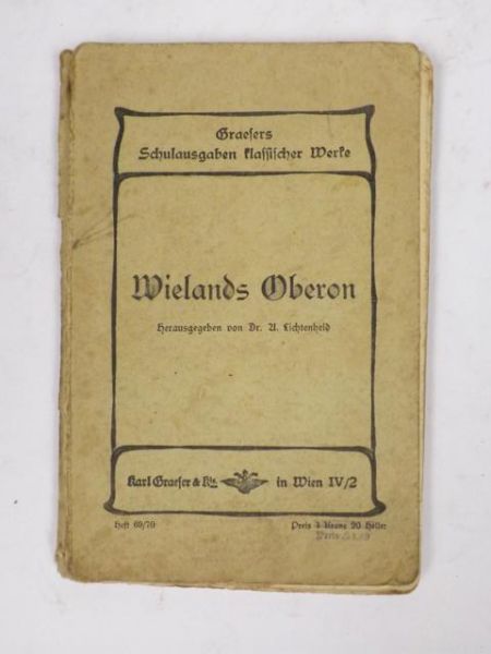 Hanke Rudolf - Wielands Oberon. Ein episches Gedicht, 1890 r.