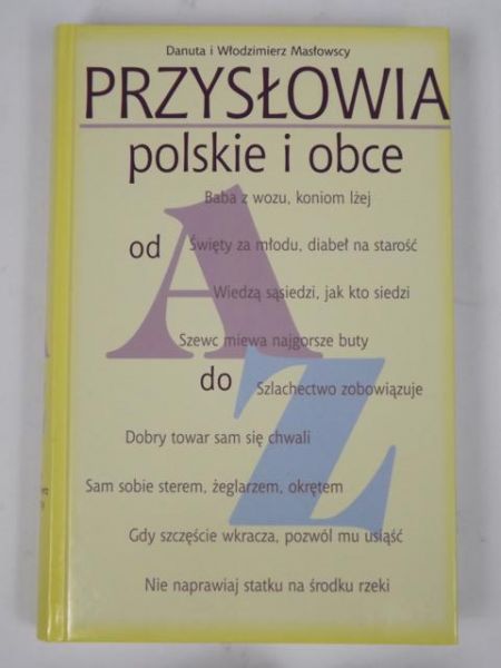 Włodzmerz - Przysłowa polske  obce od A do Z