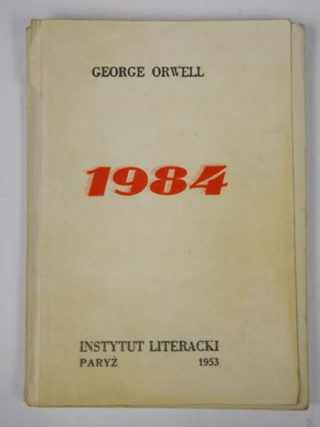 Rok 1984, unikat, Instytut Literacki 1953
