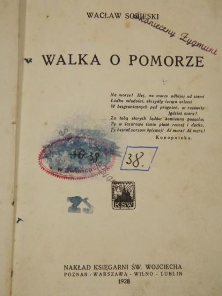 Walka o Pomorze, 1928 r.