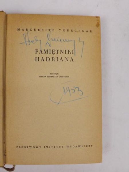 Pamiętniki Hadriana