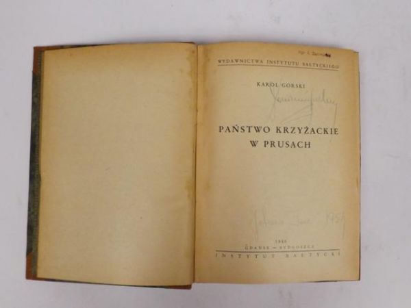 Górski Karol - Państwo Krzyżackie w Prusach, 1946 r.