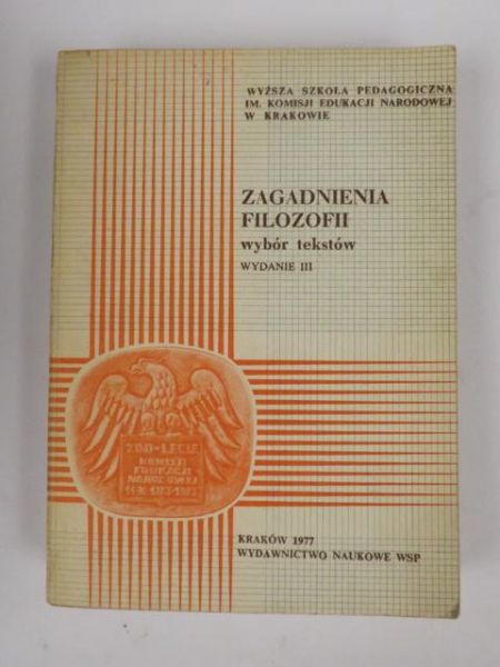 Zagadnienia filozofii, wybór tekstów