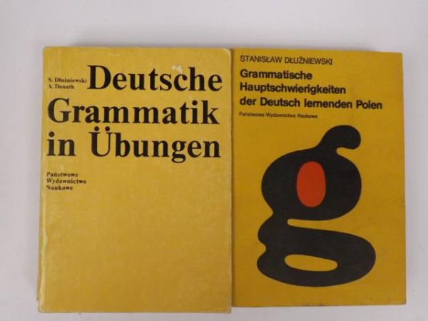 Dłużniewski Stanisław - Grammatische Hauptschwierigkeiten der Deutsch lernenden Polen/Deutsche Grammatik in Übungen