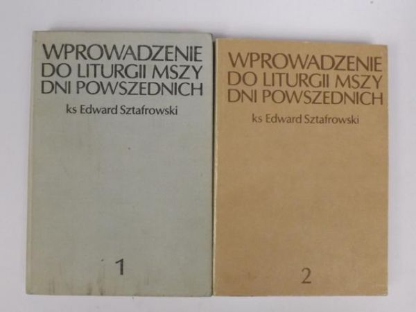 Wprowadzenie do liturgii Mszy dni powszednich, tom 1-2