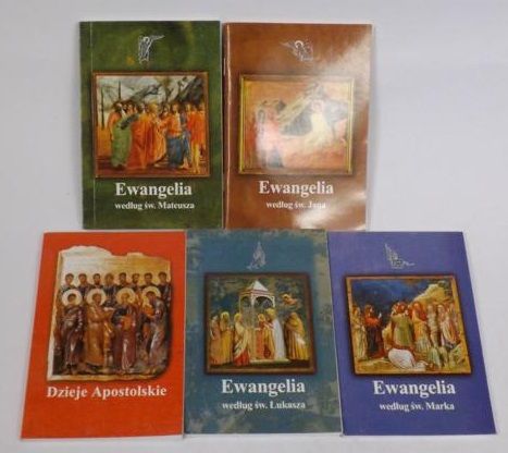 Ewangelia według św. Marka, Jana, Łukasza, Mateusza, Dzieje Apostolskie