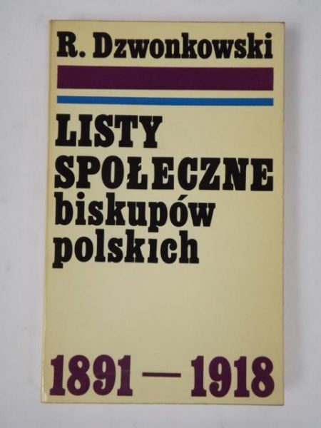 Listy społeczne biskupów polskich 1891-1918