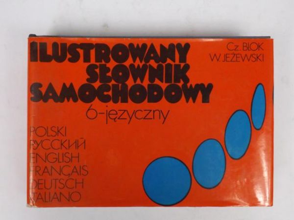 Ilustrowany słownik samochodowy 6-języczny
