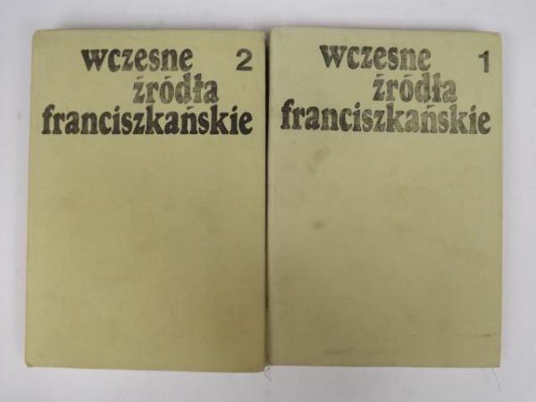 Wczesne źródła franciszkańskie Tom I - II