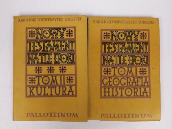 Nowy testament na tle epoki, T. I-II, Pallottinum