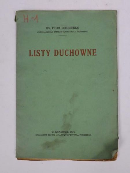 Listy duchowne, 1924 r.