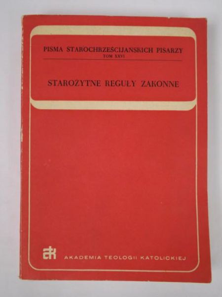 Starożytne reguły zakonne