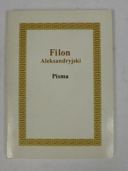 Aleksandryjski Filon - Pisma, Tom I