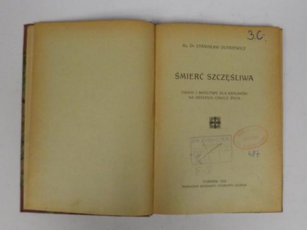 Dutkiewicz Stanisław - Śmierć szczęśliwa, 1926 r.