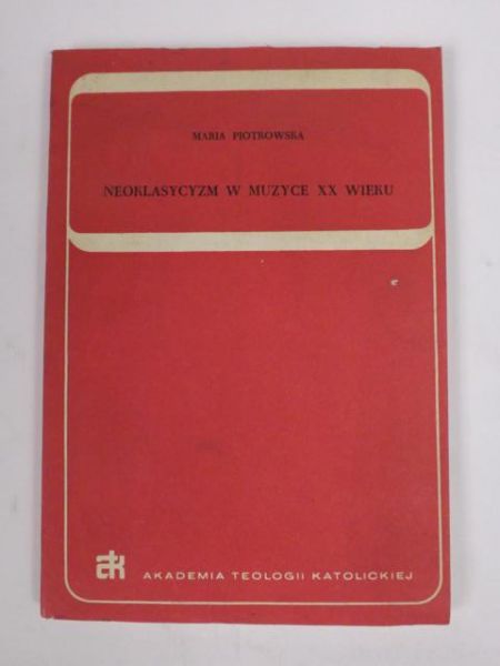 Neoklasycyzm w muzyce XX wieku