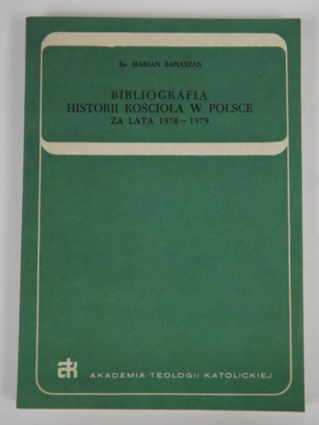 Bibliografia historii Kościoła w Polsce za lata 1978 -1979
