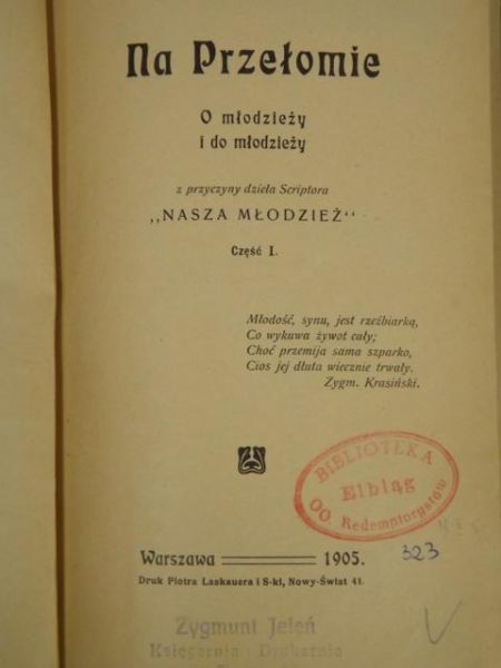 Na przełomie, 1905 r.