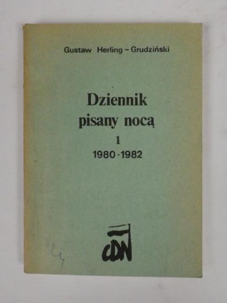 Dziennik pisany nocą 1980-1982