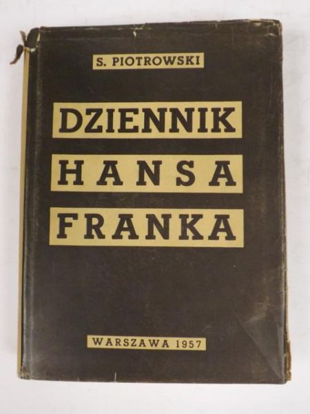 Dziennik Hansa Franka, Tom I