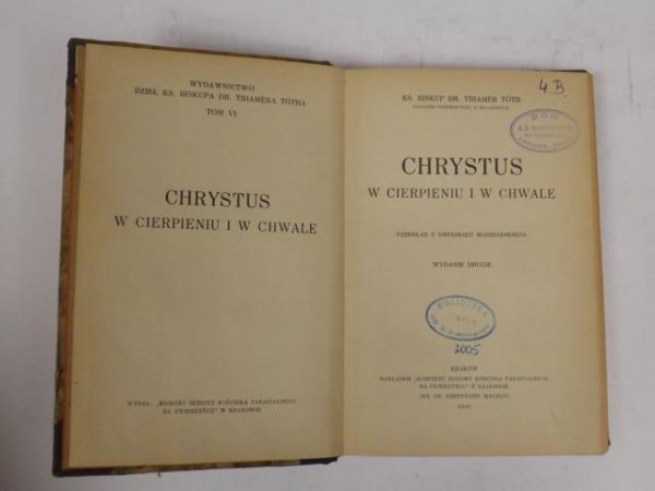 Chrystus w cierpieniu i w chwale, 1940 r.
