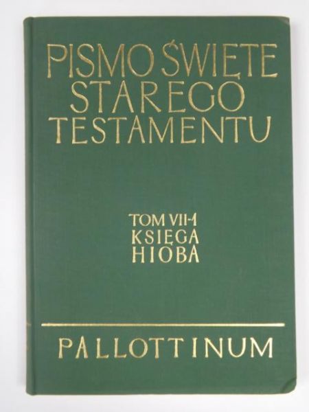 Księga Hioba Tom VII-1, Pallottinum