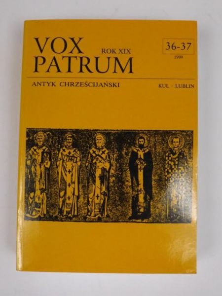 Langosz Stanisław (red.)  - Vox Patrum 36 - 37 (1999)