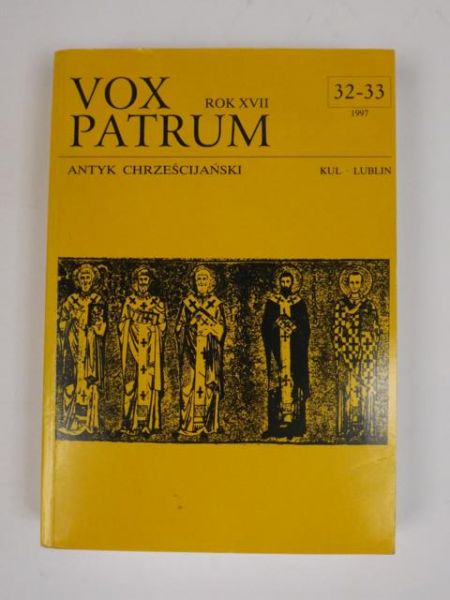 Langosz Stanisław (red.)  - Vox Patrum 32 - 33 (1999)