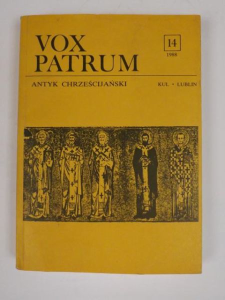 Langosz Stanisław (red.)  - Vox Patrum 14 (1988)