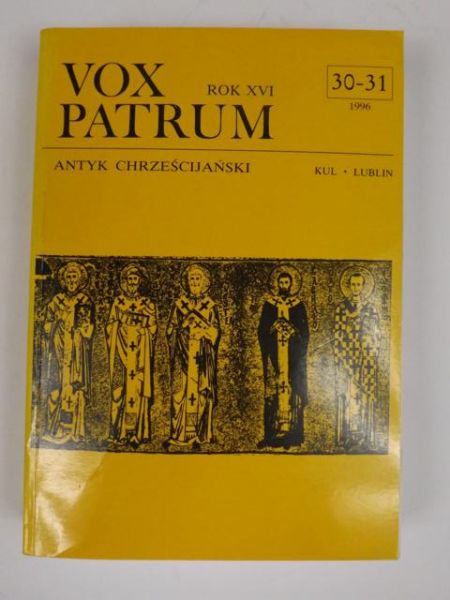 Langosz Stanisław (red.)  - Vox Patrum 30 - 31 (1996)