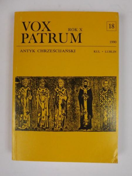 Langosz Stanisław (red.)  -  Vox Patrum 18 (1990)