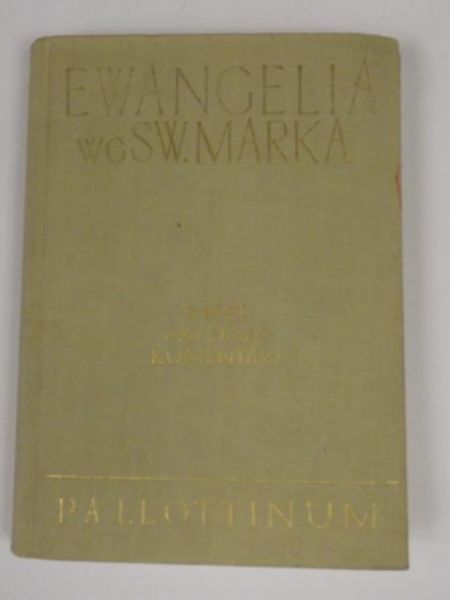 Langkammer Hugolin -  Ewangelia według św. Marka