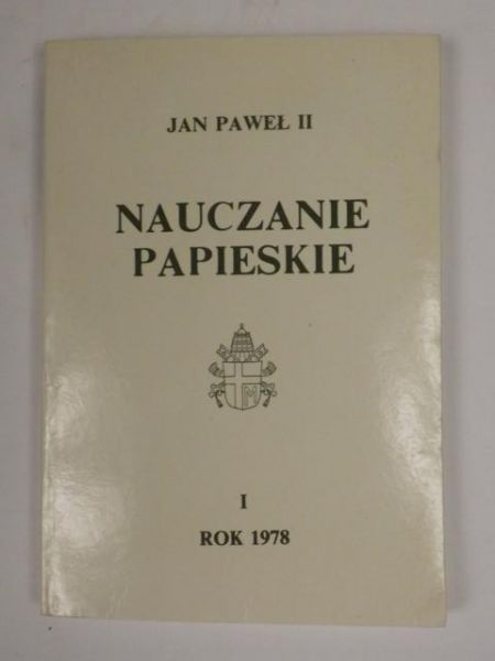 Jan Paweł II - Nauczanie Papieskie, T. I 1978 r ( październik - grudzień)