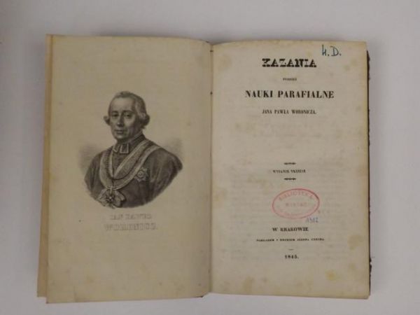 Kazania tudzież nauki parafialne, 1845 r.