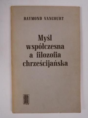 Myśl współczesna a filozofia chrześcijańska