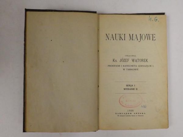Nauki majowe, 1925 r.