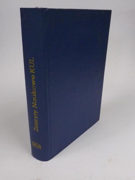 Miesięcznik ZNAK Rocznik 1958, komplet