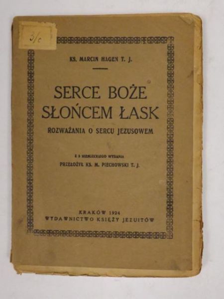 Serce Boże słońcem łask, 1924 r.