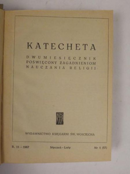 Katecheta Nr 1/1957